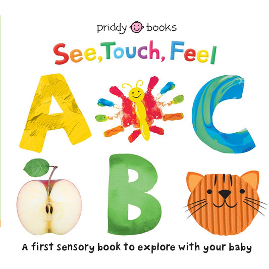 See, Touch, Feel ABC Board Book by Roger Priddy