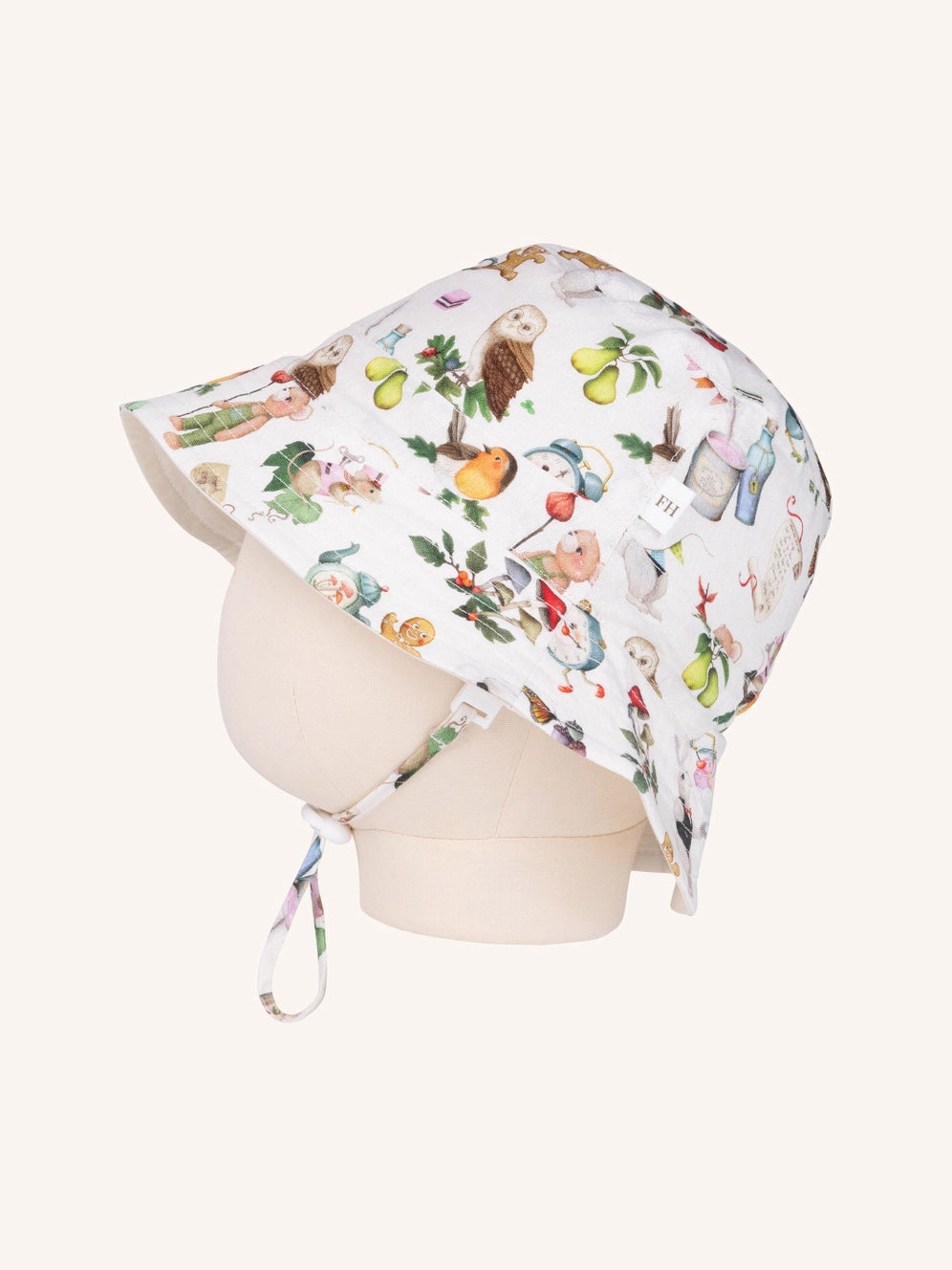 SALE Magic Faraway Tree Faraway Friends Sunny Bucket Hat - Latte by Fleur Harris