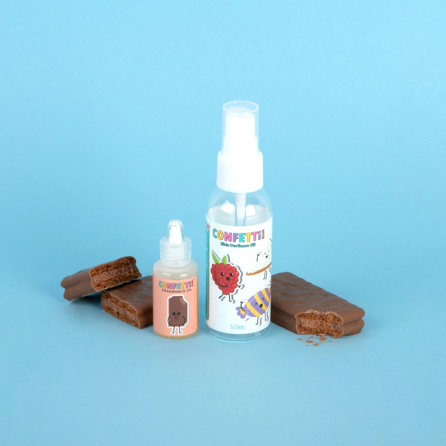 Chocolate Biscuit Mini Perfume Making Kit by Confetti Blue