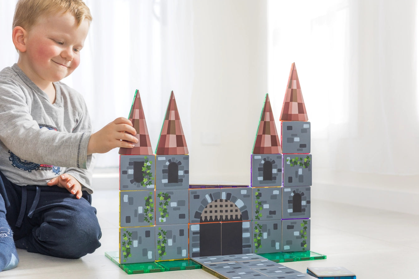 Magnetic Tile Topper - Castle Pack (40 Pieces)