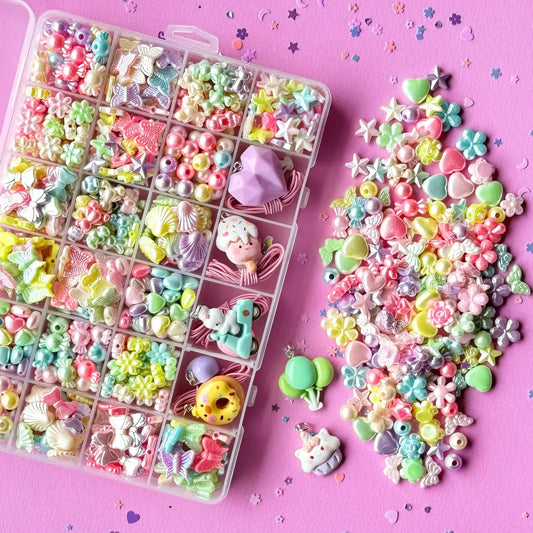 Jewellery Making Kit (Large) -  Pastel Shapes by Sweet As Sugar Jewellery