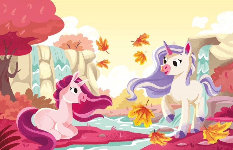 Sassi Free the Colours Reusable Paint Brush Book - Unicorns (Board Book)