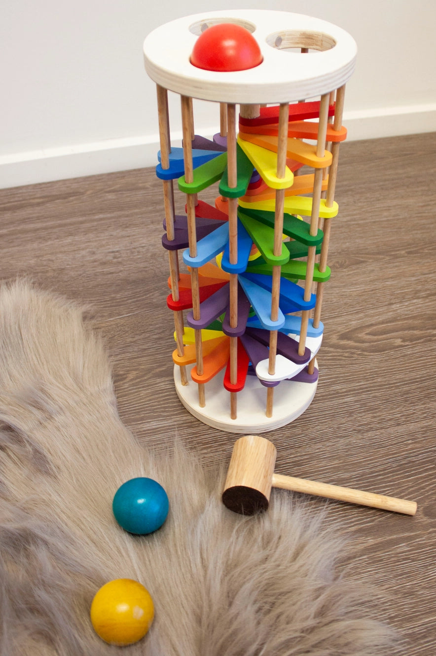 Wooden Pound A Ball Tower