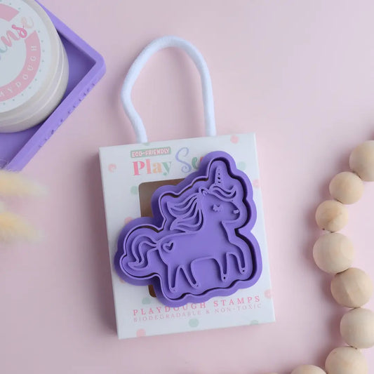 Eco Playdough Stamp - Unicorn