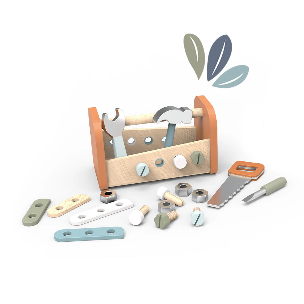 Wooden Tool Box - Workbench (2 in 1)