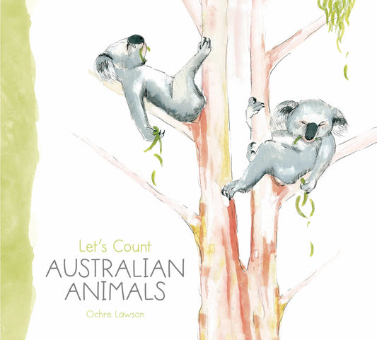 Let's Count Australian Animals Hard Cover Book