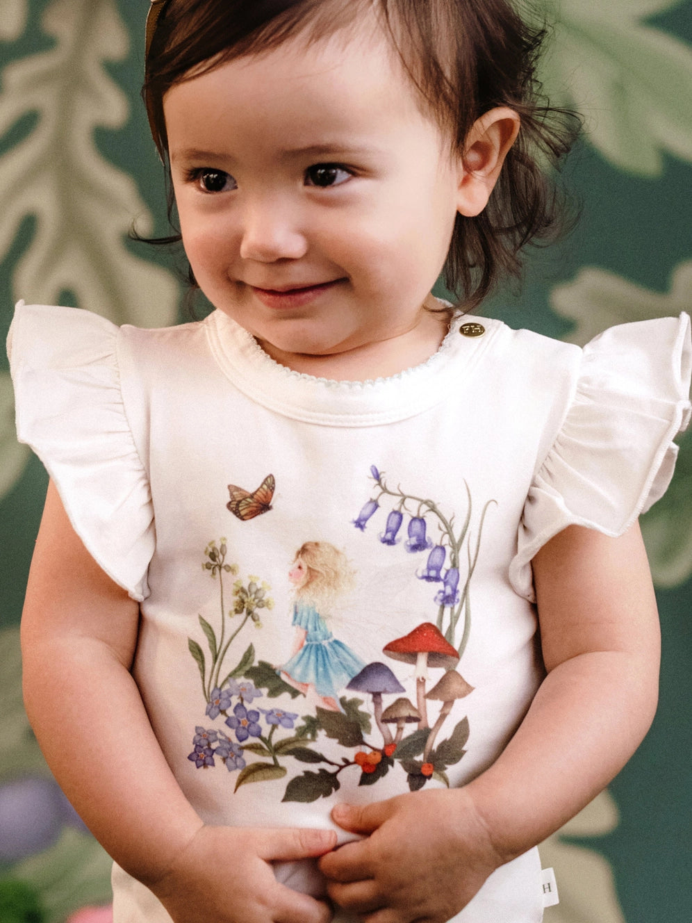 SALE Magic Faraway Tree Silky's Garden Bijou Bodysuit - Fairy White by Fleur Harris