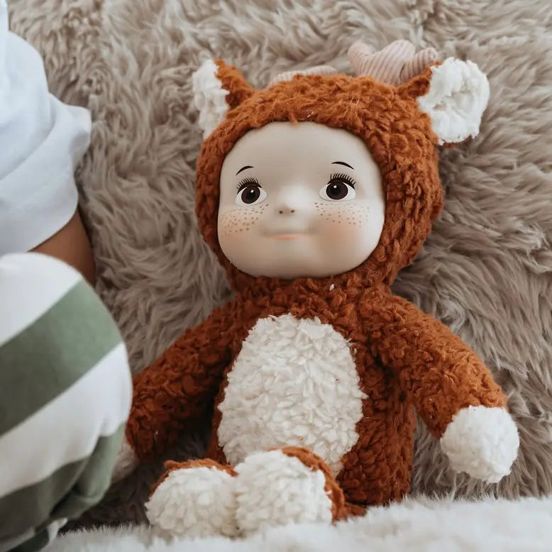 Scarlett Deer Doll - Plush Toy by And The Little Dog Laughed