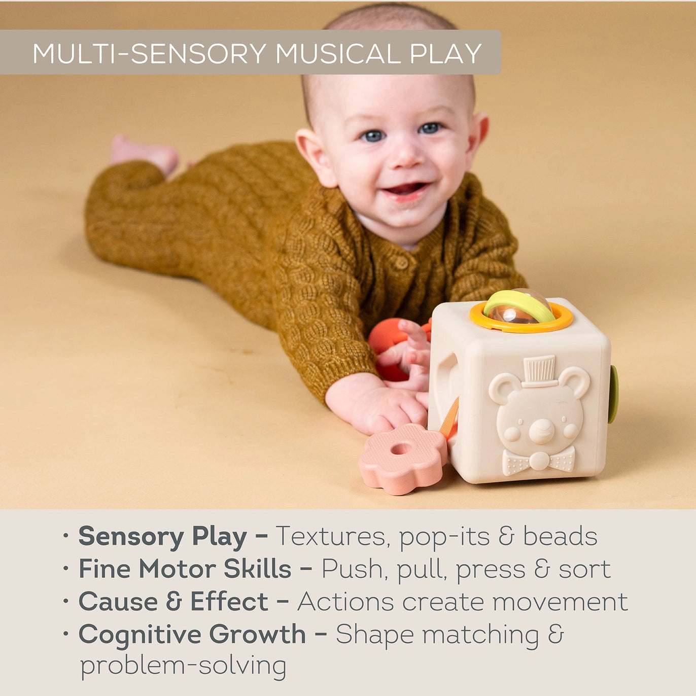 Peek & Play Silicone Cube