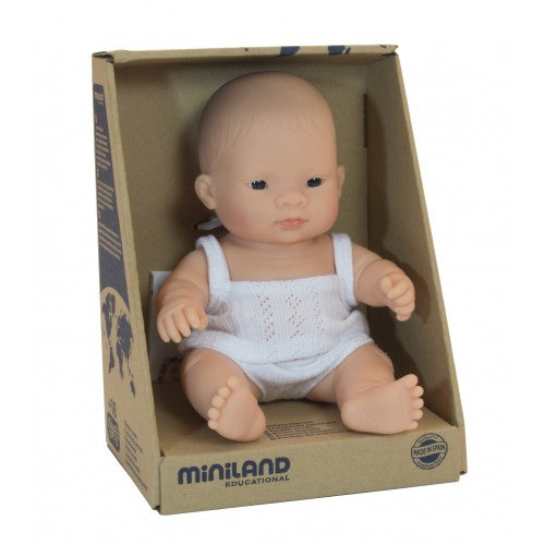 Anatomically Correct Baby Doll (Asian Girl) - 21cm