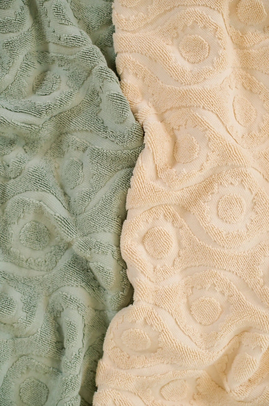 Hooded Beach Towel - Sage by Kiin Baby