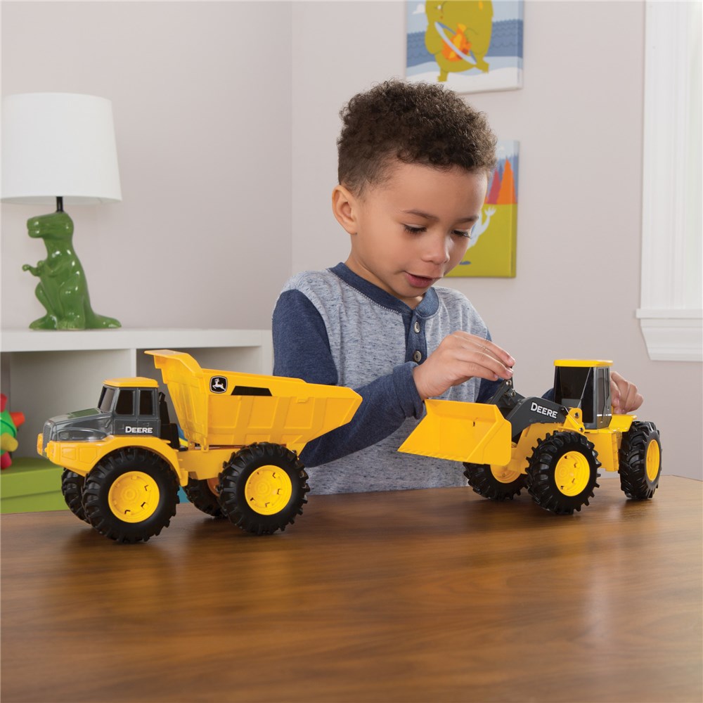 John Deere 28cm Dump Truck - Yellow