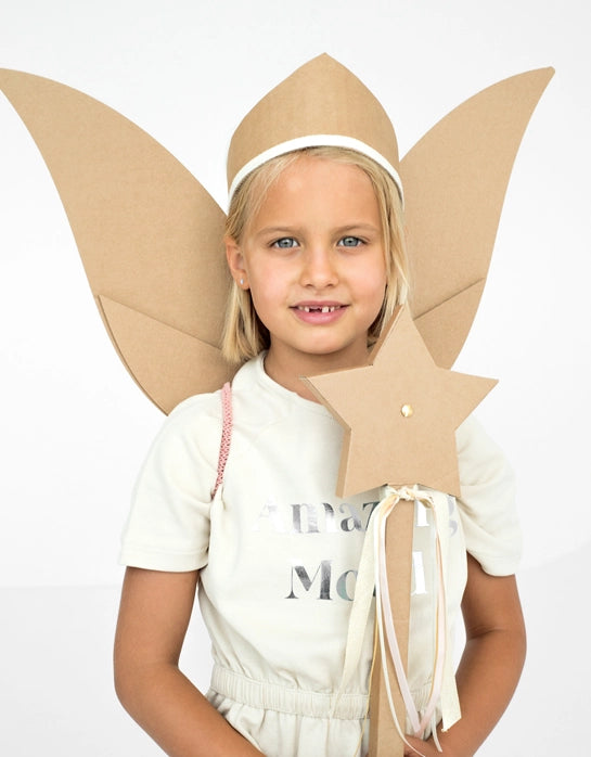 Cardboard DiIY Costume - Fairy