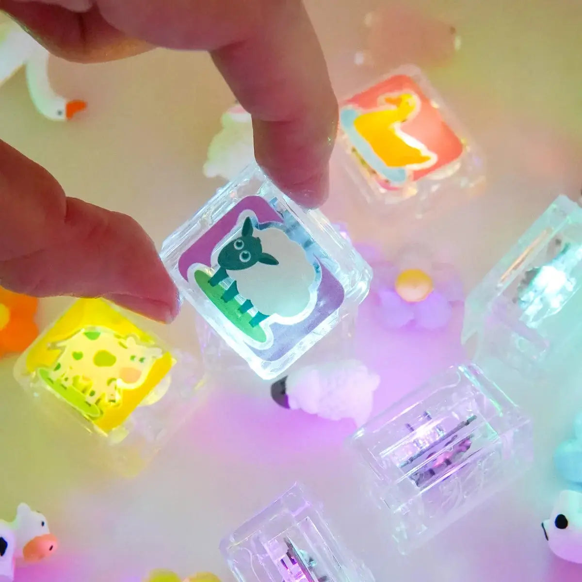 Farm Light-Up Cubes by Jellystone Designs