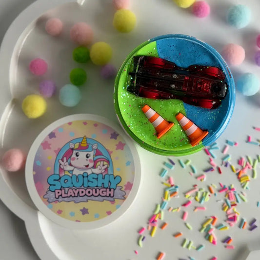 Let's Race Playdough 250g Tub