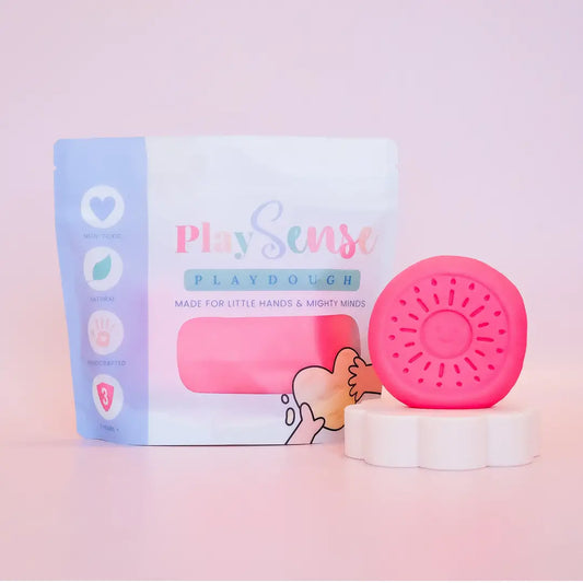 Play Sense Dough - Bright Pink - Raspberry Candy Scented