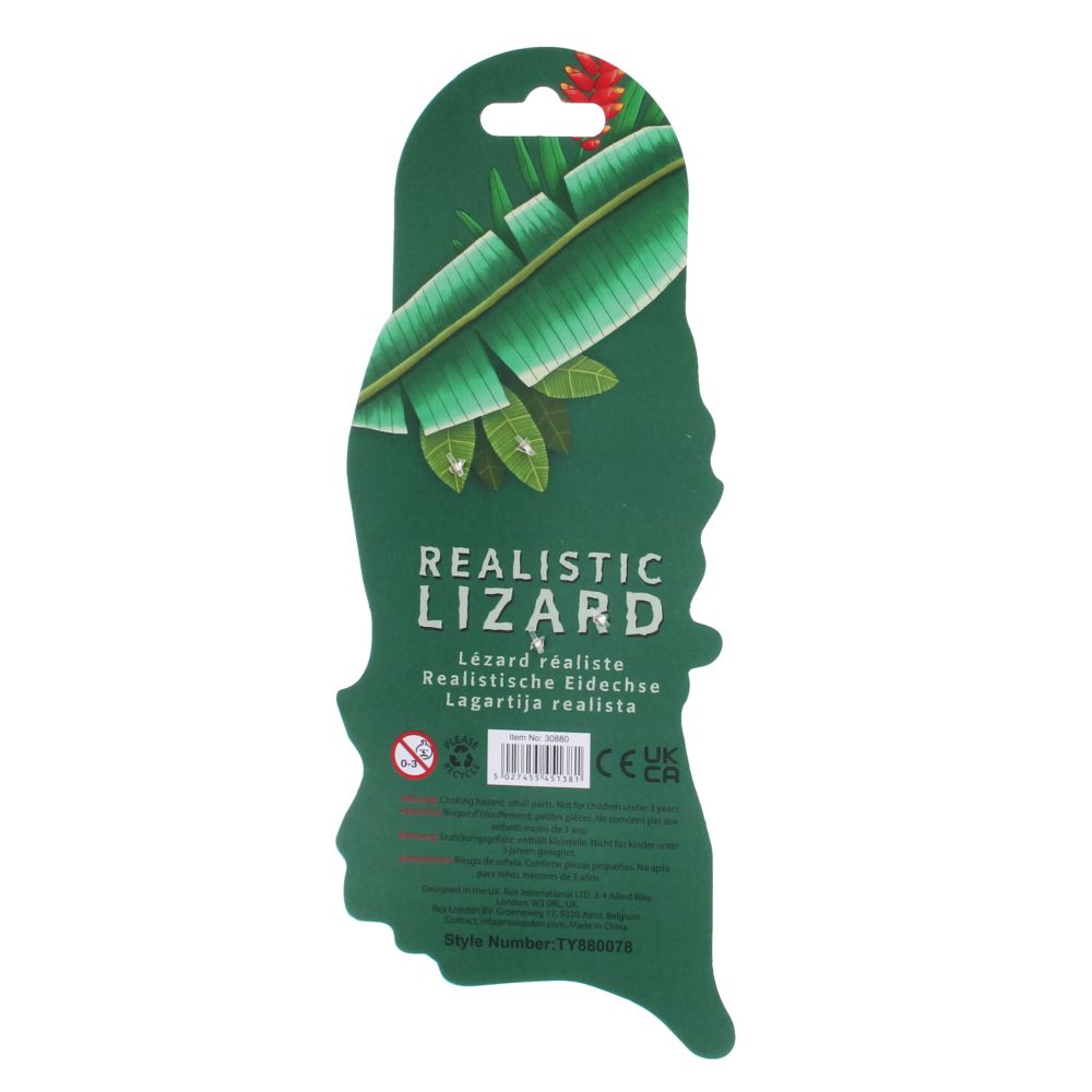 Rex London Realistic Toy - Double Crown Lizard