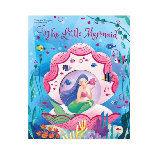 Sassi Die-Cut Fairy Tale Hard Cover Book - The Little Mermaid