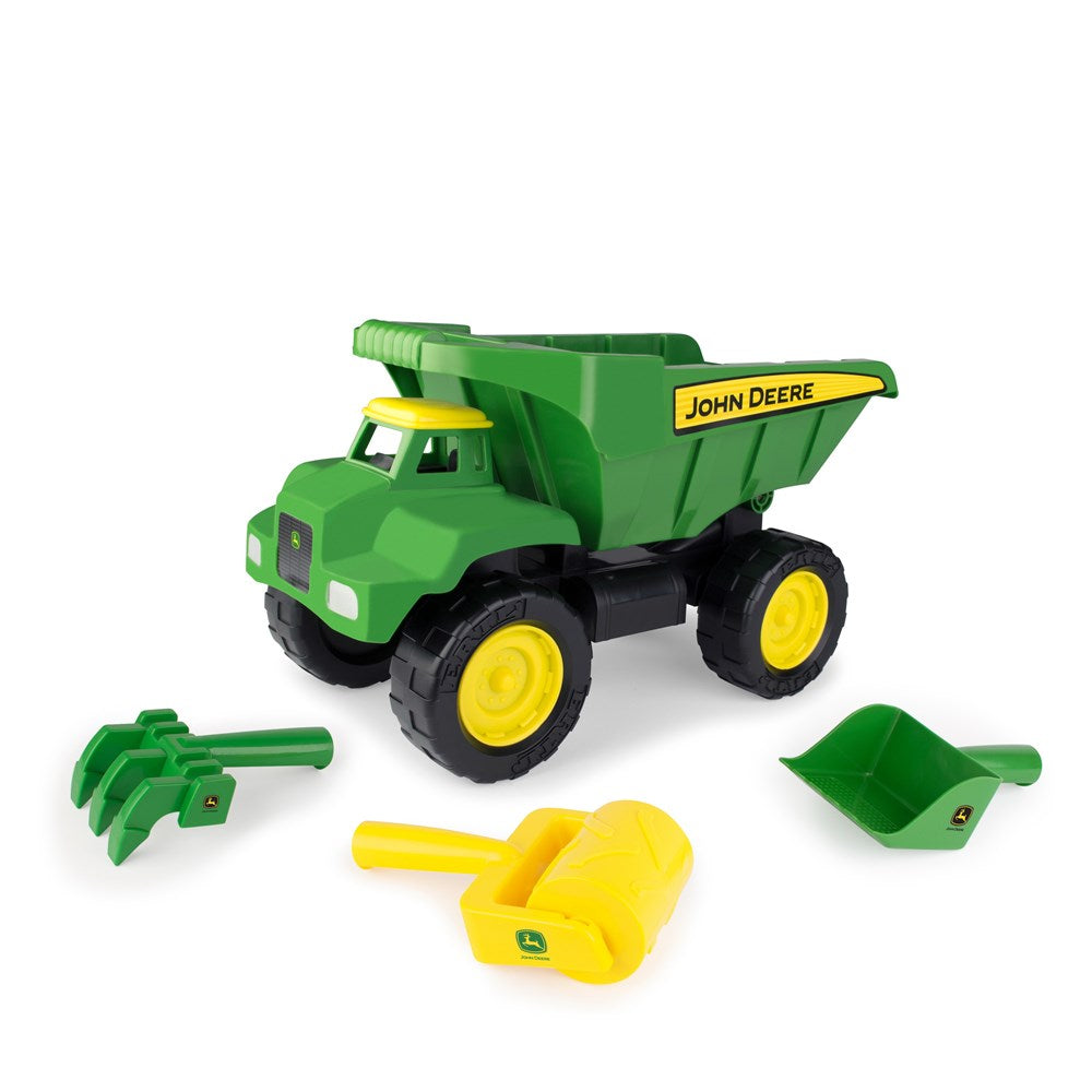 38cm John Deere Big Scoop Dump Truck with Sand Tools