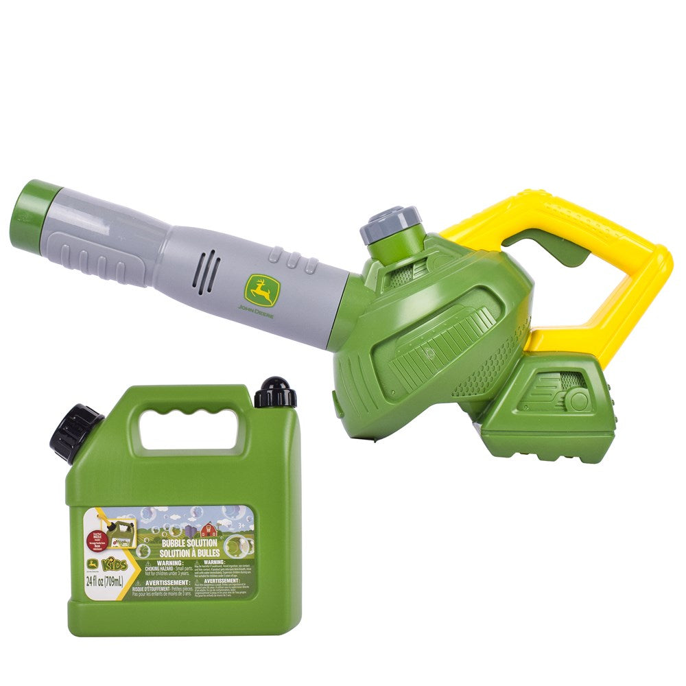 John Deere Bubble Leaf Blower Combo with 709ml Bubble Refill Jerry Can