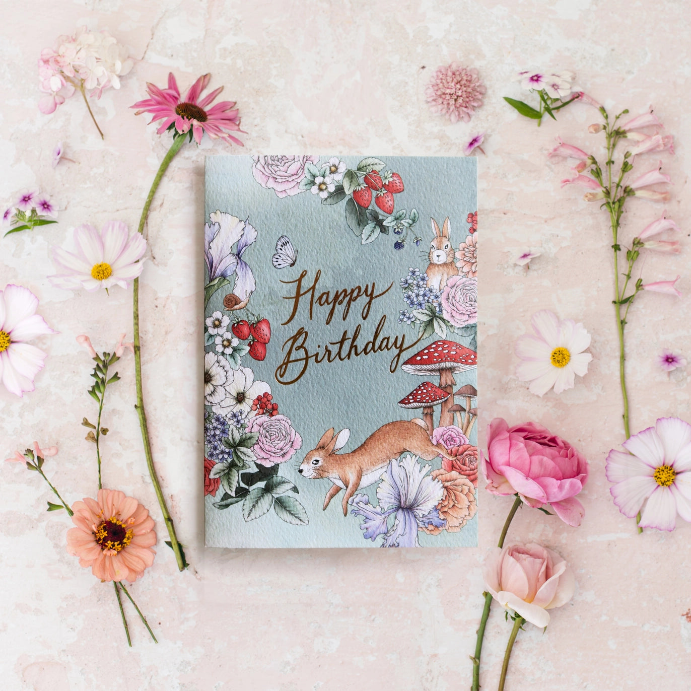 Happy Birthday Toadstool Card
