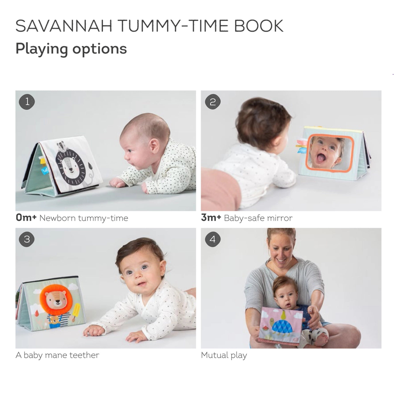 Savannah Tummy-Time Book