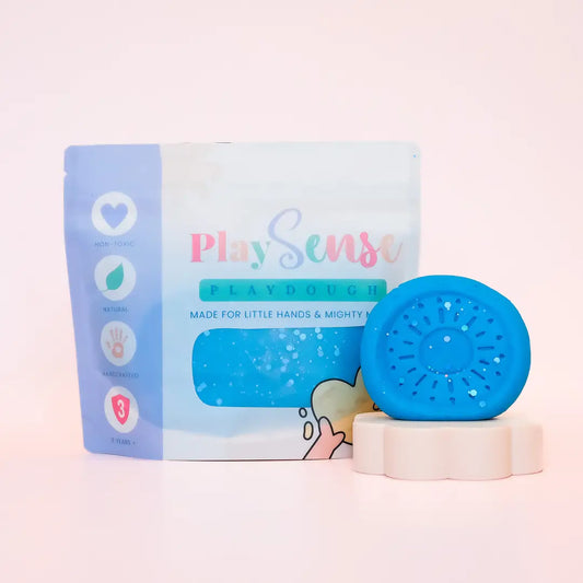 Play Sense Dough - Glitter Blue - Blue Slushie Scented