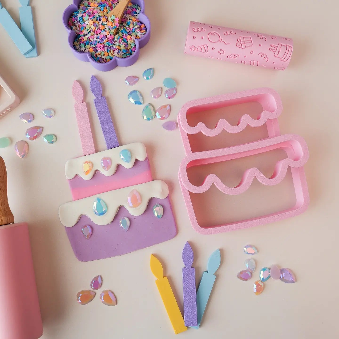 Build-A-Birthday Cake Cutter Set