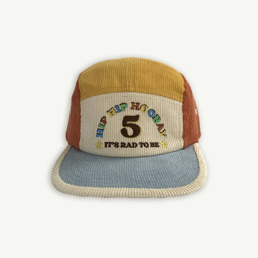 5th Birthday Cord Cap - Primary Spliced by Banabae