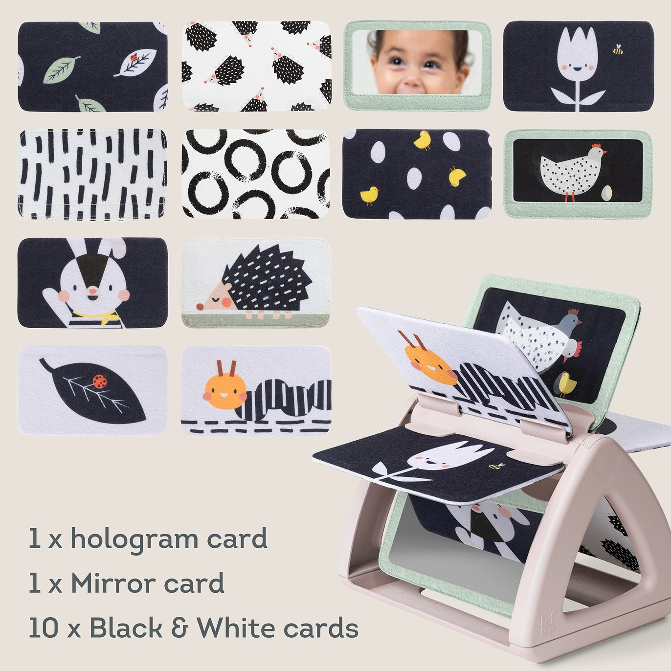Black & White Spinning Book