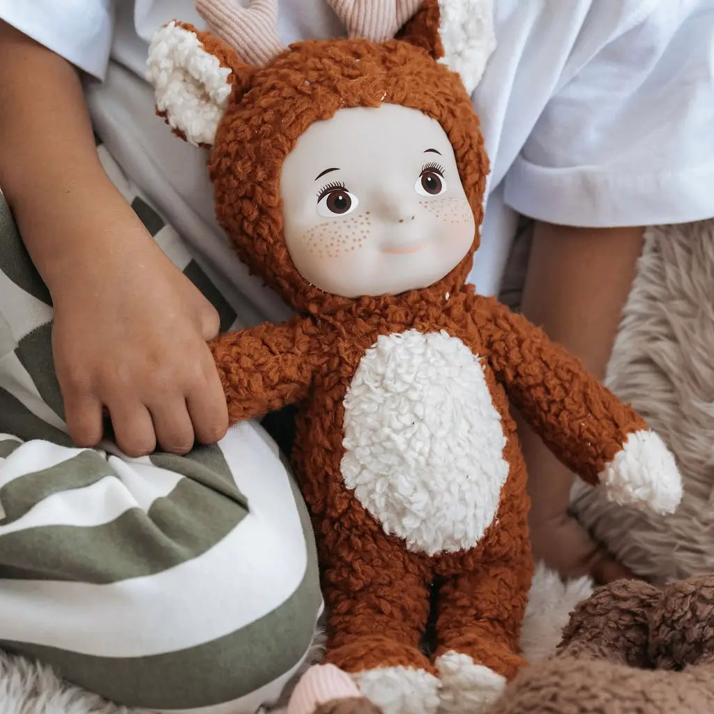 Scarlett Deer Doll - Plush Toy by And The Little Dog Laughed