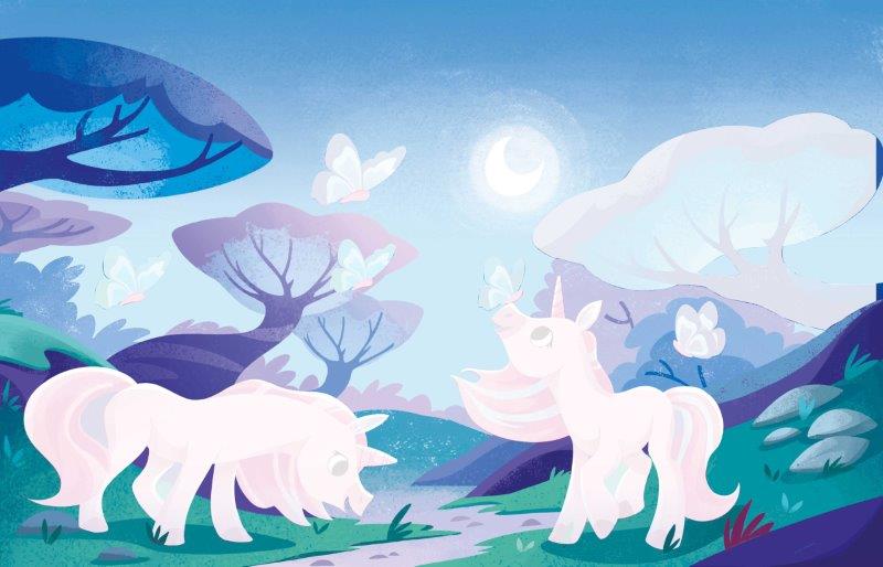 Sassi Free the Colours Reusable Paint Brush Book - Unicorns (Board Book)