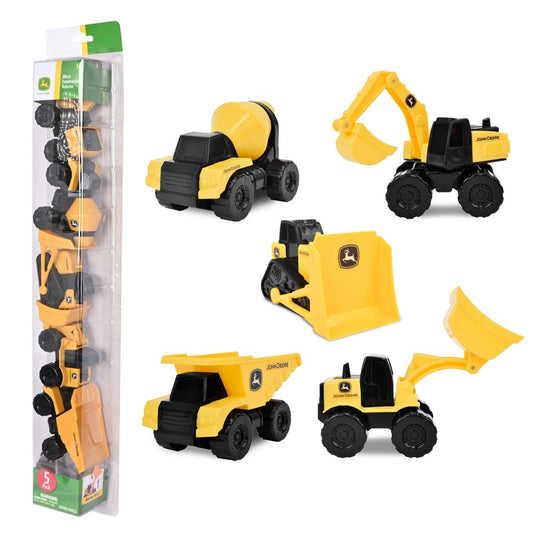 John Deere Micro Construction Vehicles - Pack of Five