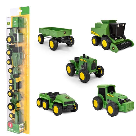 John Deere Micro Farm Vehicles - Pack of Five