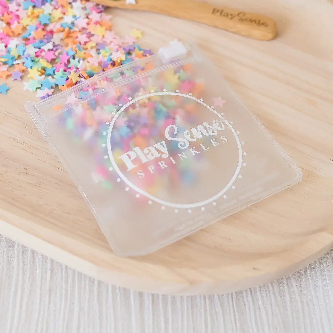 Play Dough Sprinkles - Rainbow Stars