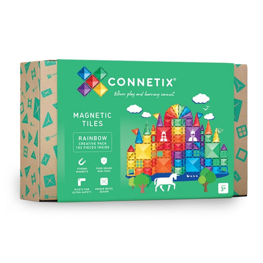 Connetix Rainbow Creative Pack 102 Piece Set