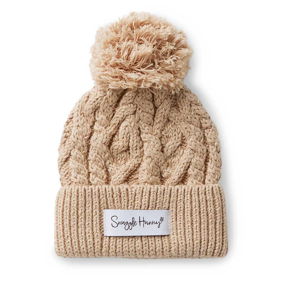 Hazelnut Organic Knit Beanie by Snuggle Hunny