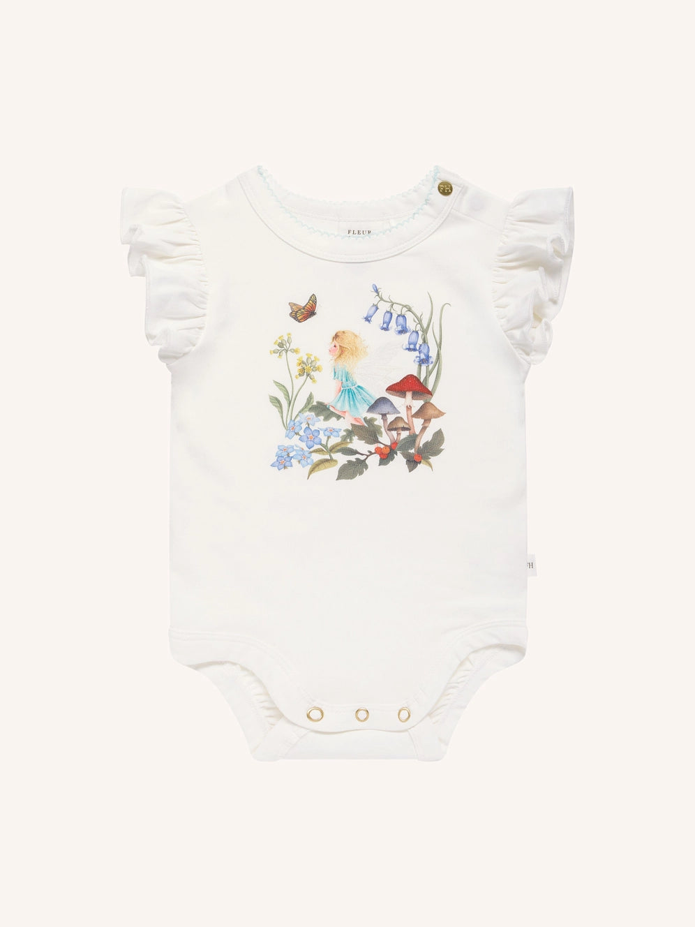 SALE Magic Faraway Tree Silky's Garden Bijou Bodysuit - Fairy White by Fleur Harris