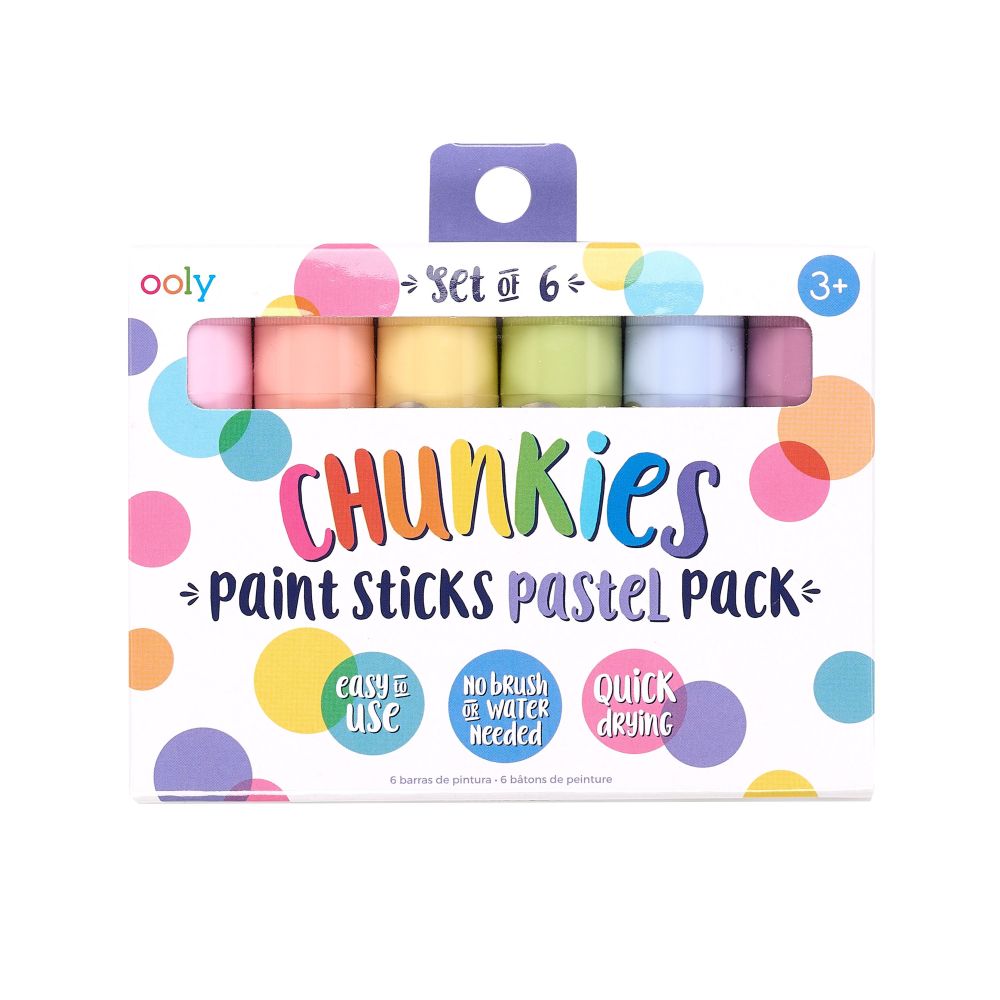 Ooly Chunkie Paint Stick - 6 Pastels