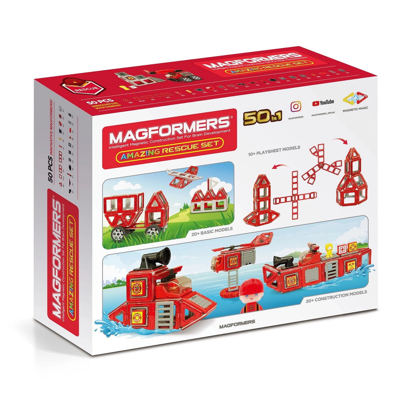 Amazing Rescue Set by Magformers