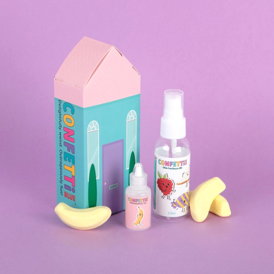 Candy Banana Mini Perfume Making Kit by Confetti Blue