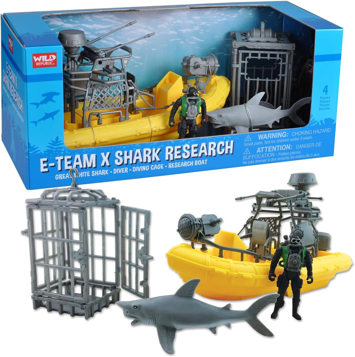 E-Team X Shark Set by Wild Republic
