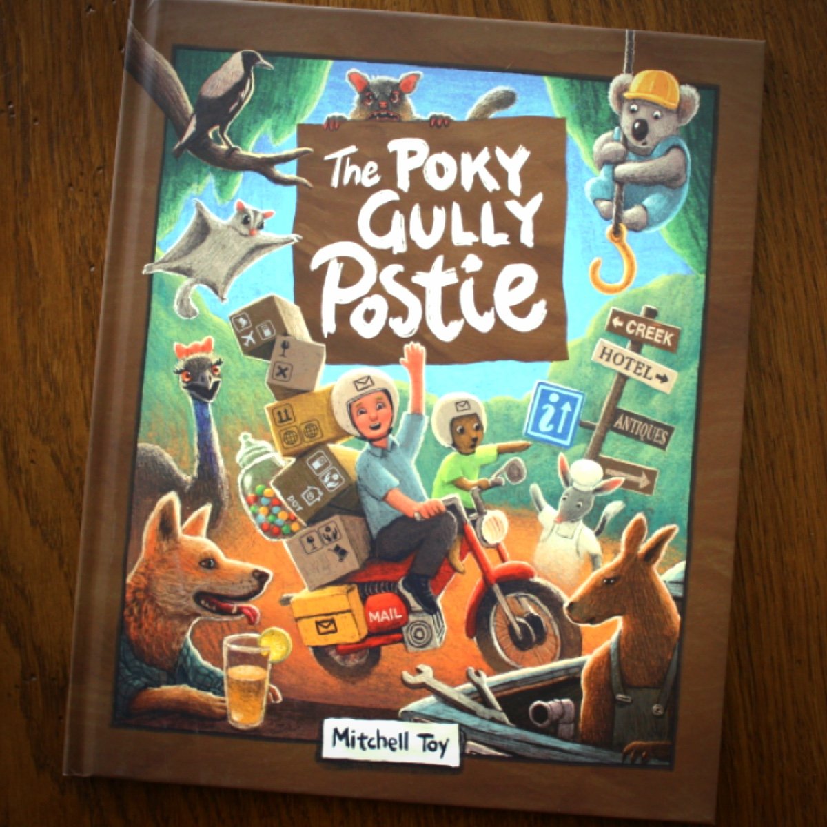 The Poky Gully Postie Hard cover Book by Mitchell Toy