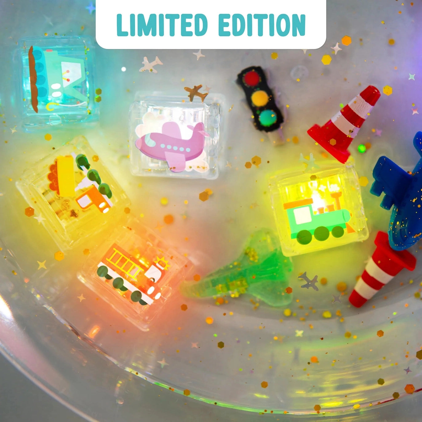 Limited Edition Light-Up Cubes, 6-Pack Auto Gift Set by Jellystone Designs