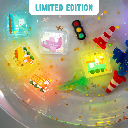 Limited Edition Light-Up Cubes, 6-Pack Auto Gift Set by Jellystone Designs