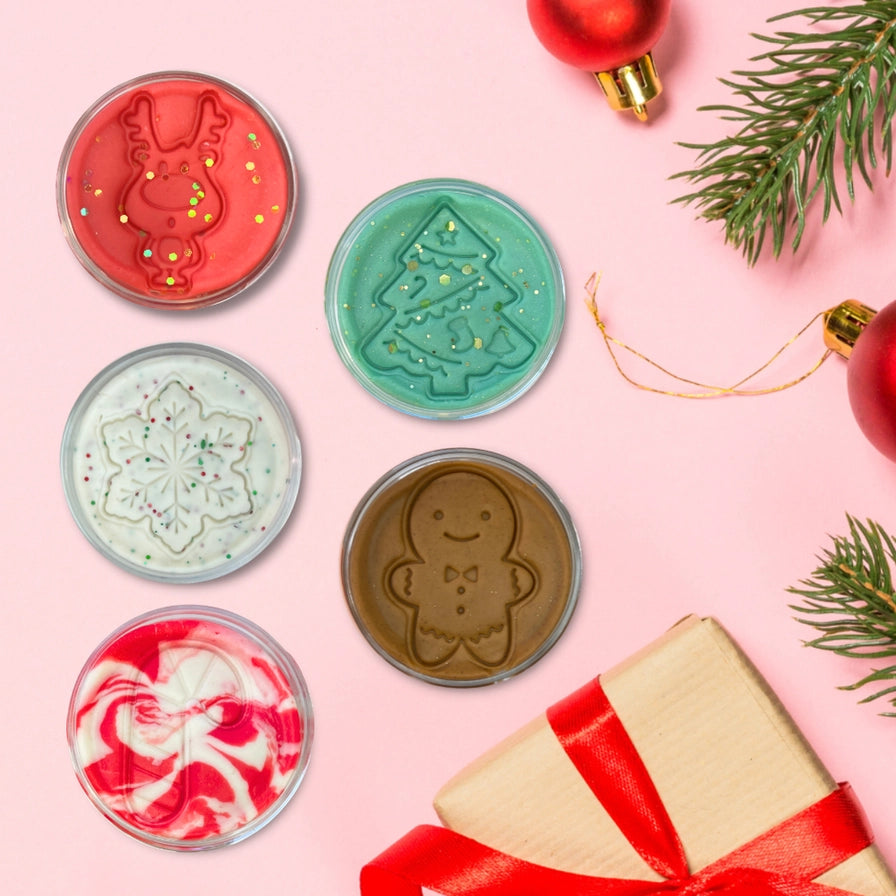 Christmas Tree Playdough by Wild Dough Co.