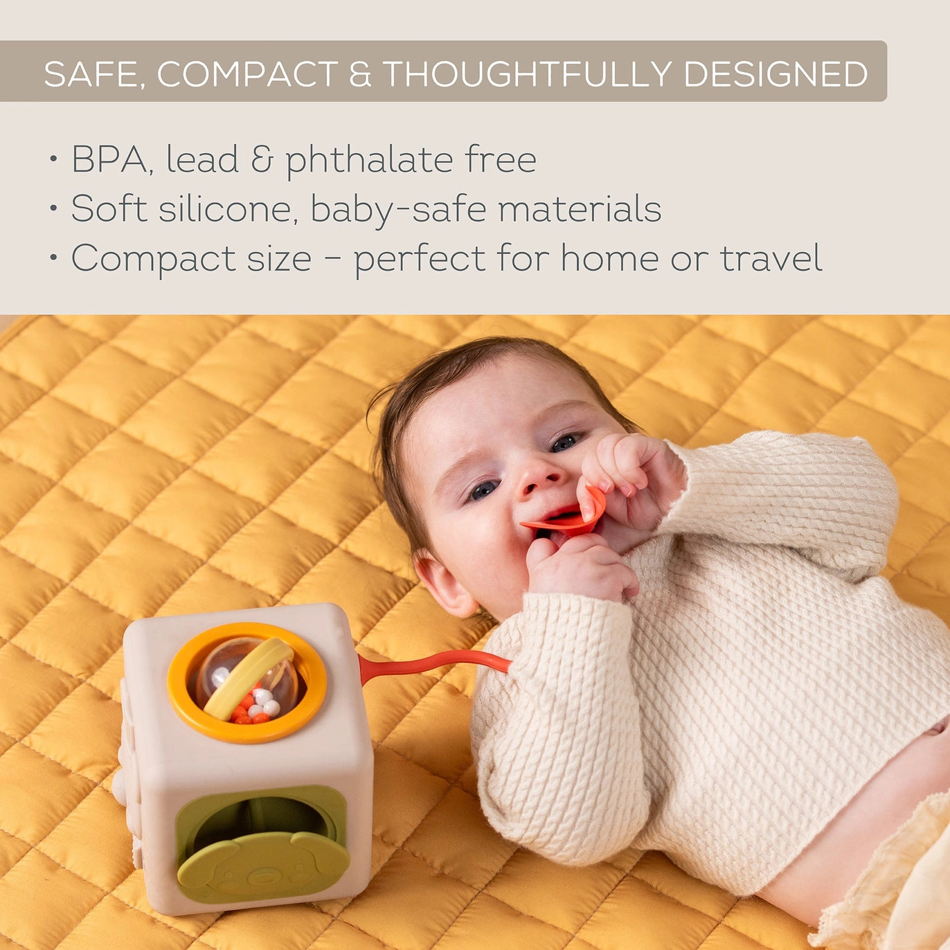 Peek & Play Silicone Cube