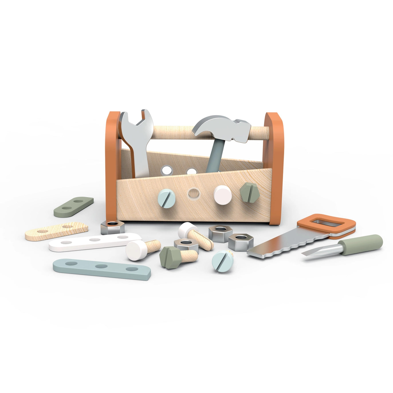 Wooden Tool Box - Workbench (2 in 1)