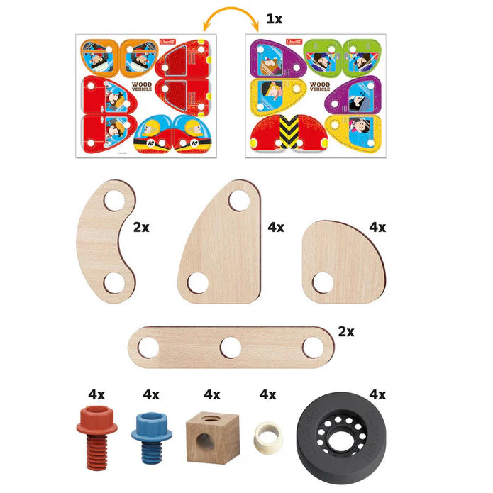 Play Bio Wood Vehicle by Quercetti