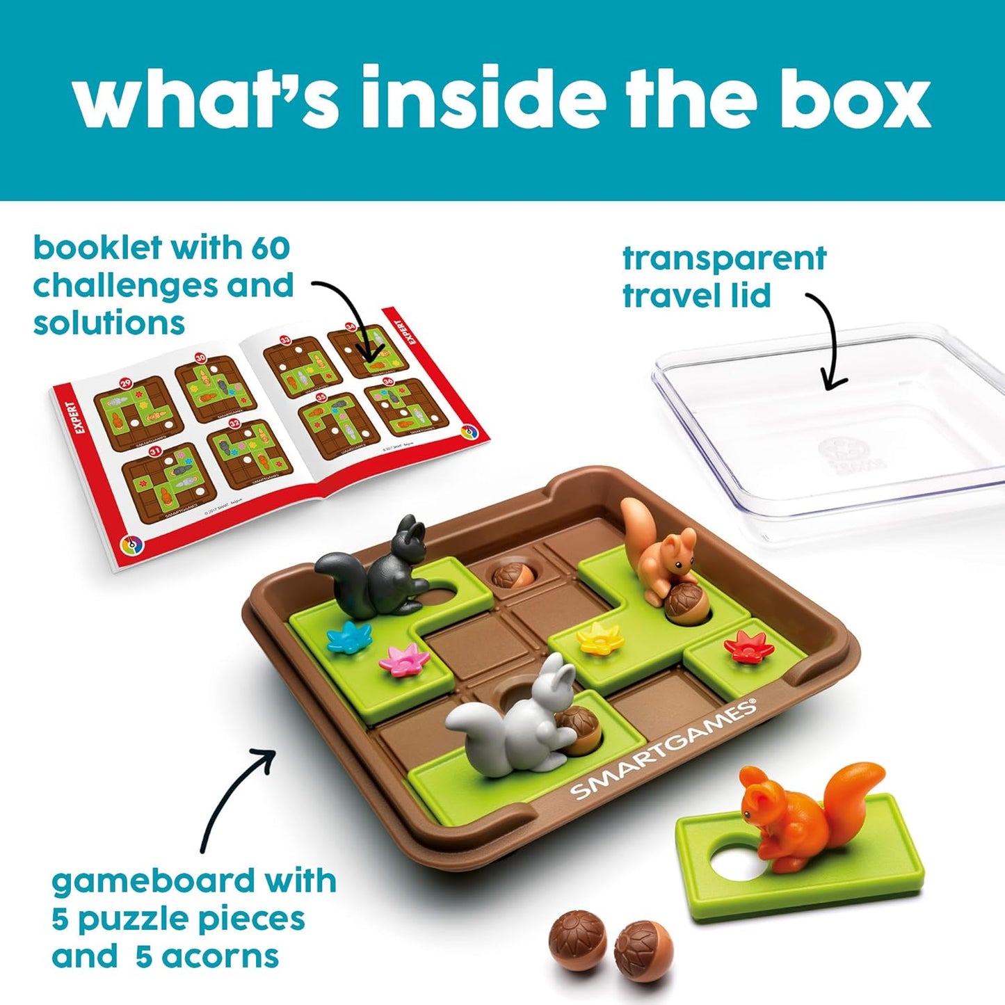 Smart Games - Squirrels Go Nuts Puzzle Game